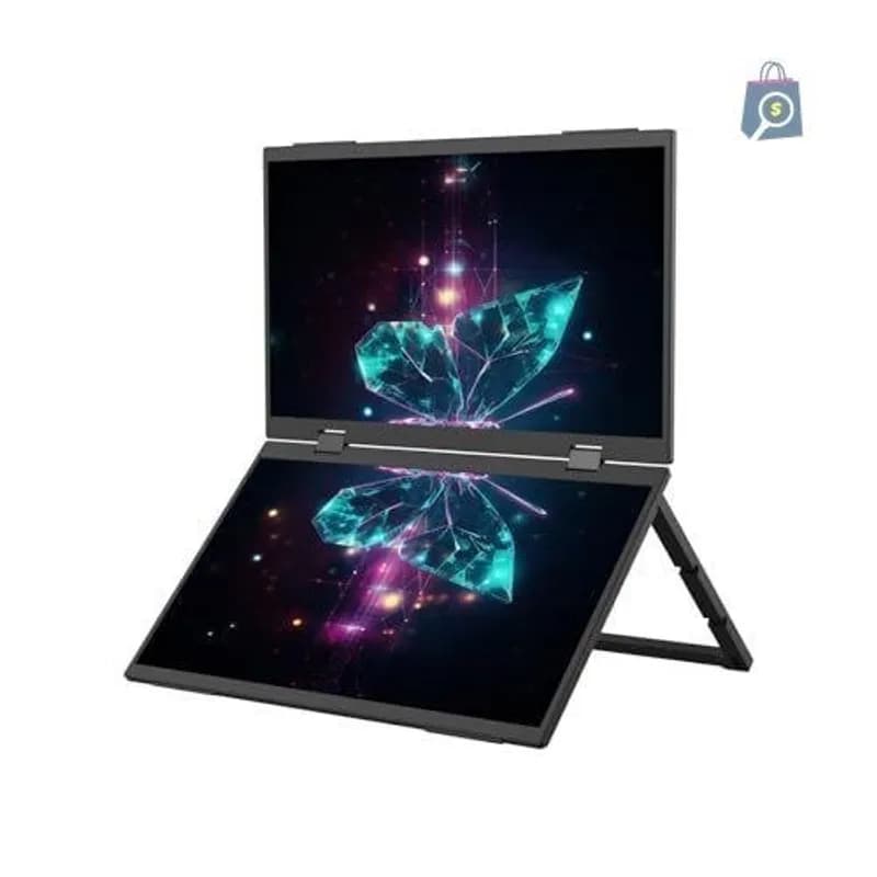 Monitor portátil dobrável duplo Bettdow 15,6" FHD