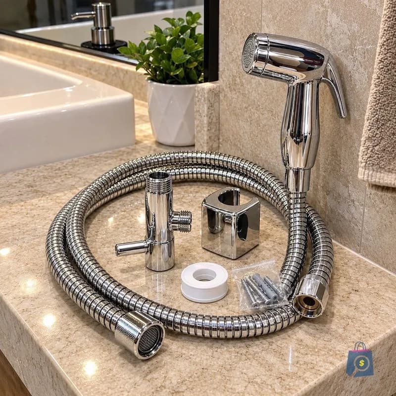 Ducha Higiênica Inox Com Registro Luxo E Alta Durabilidade