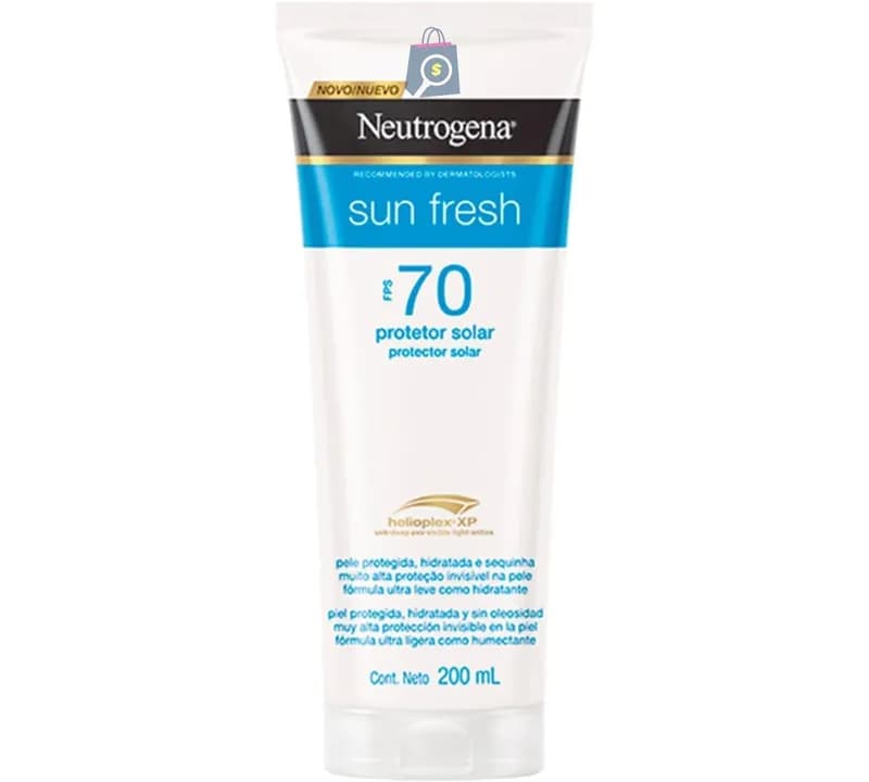 Protetor Solar Corporal Neutrogena Sun Fresh FPS 70 200ml