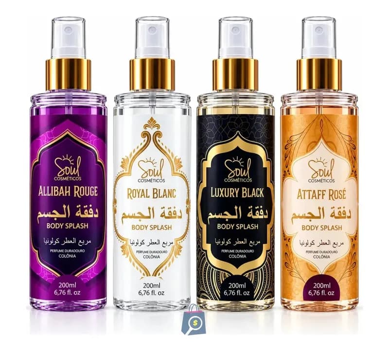 Kit Body Splash Árabe 4un