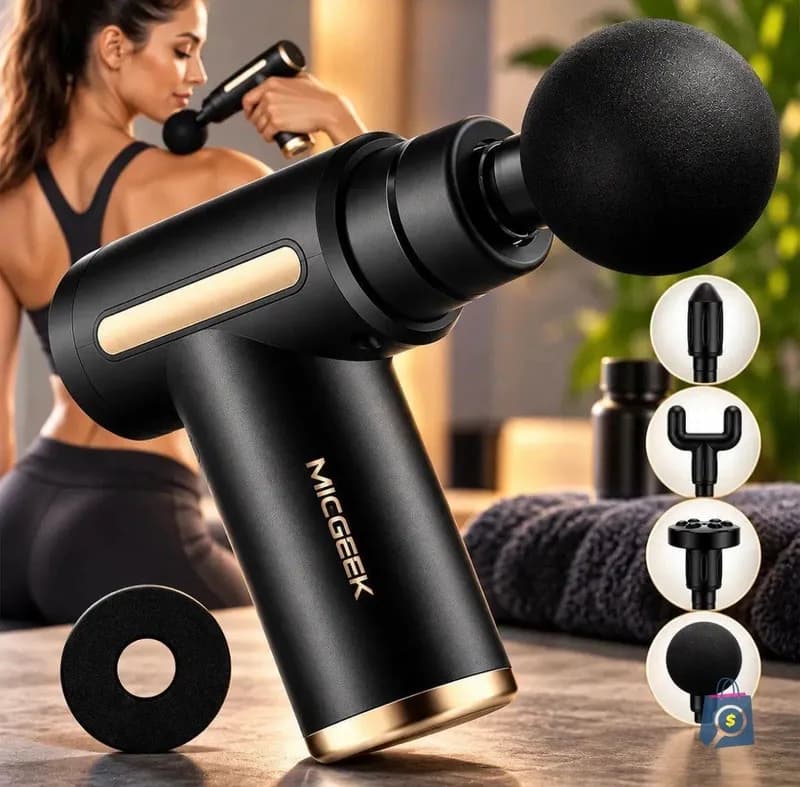 Massageador Pistola Elétrica Profissional Micgeek