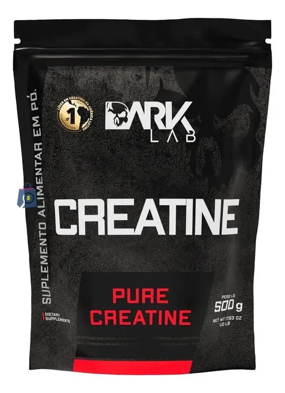 Creatina Dark Lab Pure em Pó Sem Sabor 500g