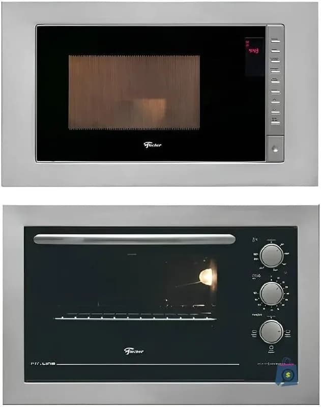 Kit Fischer Fit Line Micro-ondas + Forno Elétrico