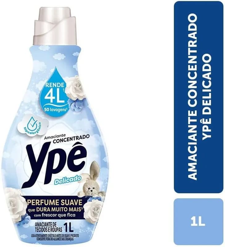 Ypê Amaciante Concentrado Delicado 1L