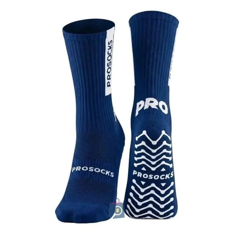 Meia Antiderrapante Futebol ProSocks UltraGrip Cano Alto