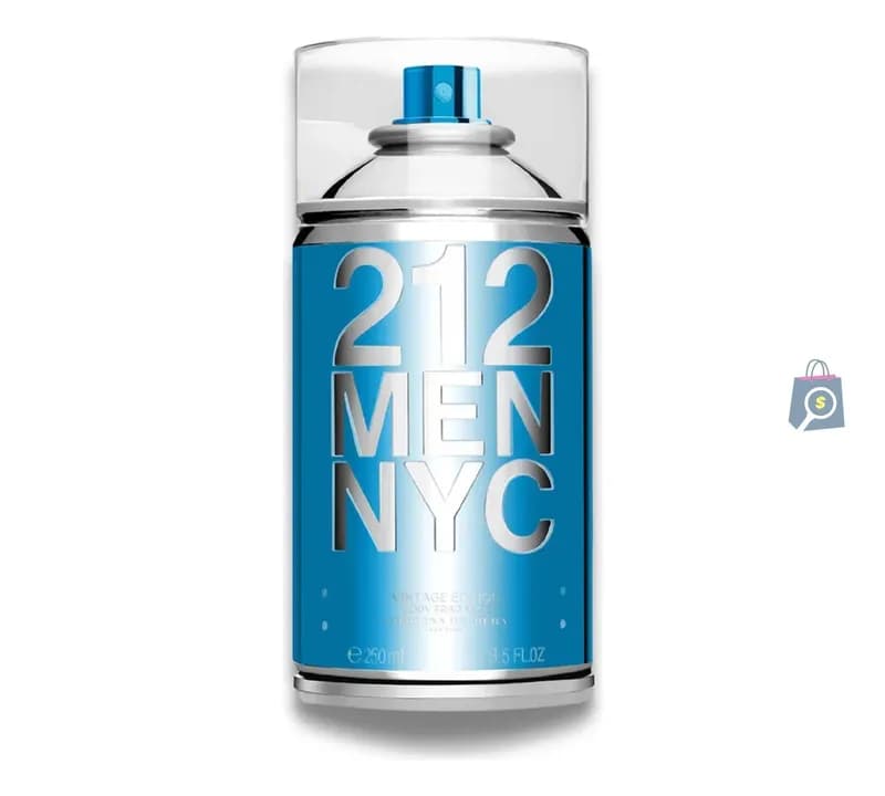 Body Spray Carolina Herrera 212 Men NYC Body 250ml