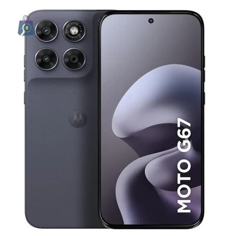 Smartphone Motorola Moto G67 5G 256GB Até 12GB RAM Ultrarresistente Chumbo