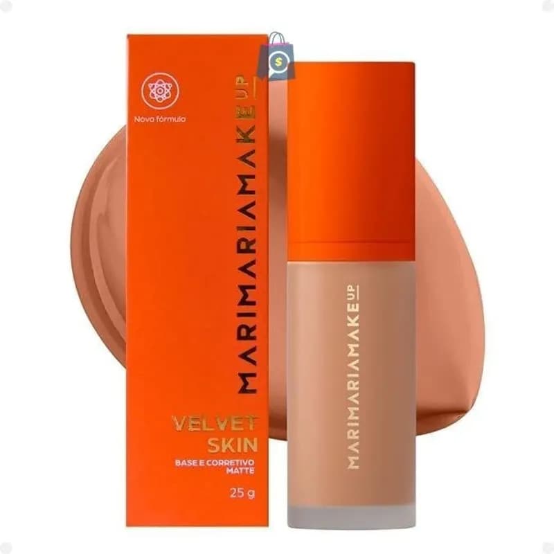 Base e Corretivo Mari Maria Mat Velvet Skin Caramelo