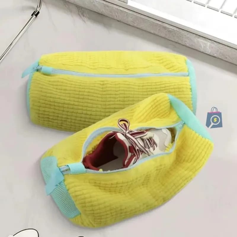 Kit com 2 Sacos para Lavar Sapatos na Máquina de Lavar