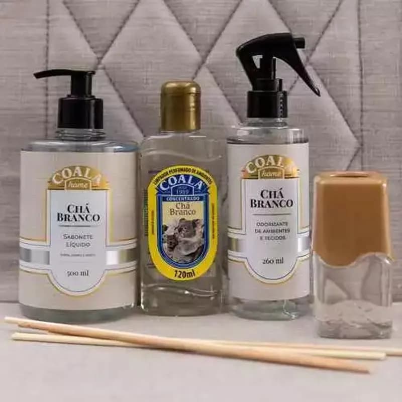 Kit Coala Home Chá Branco - 4 Itens
