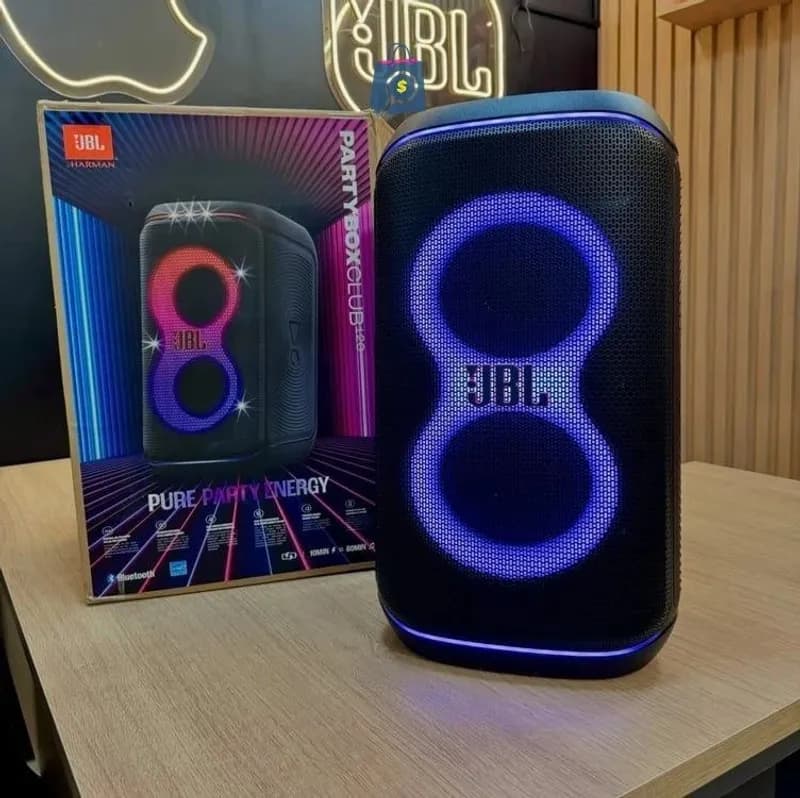 Jbl Partybox Club 120, Caixa De Som Bluetooth Com Luzes - Preto