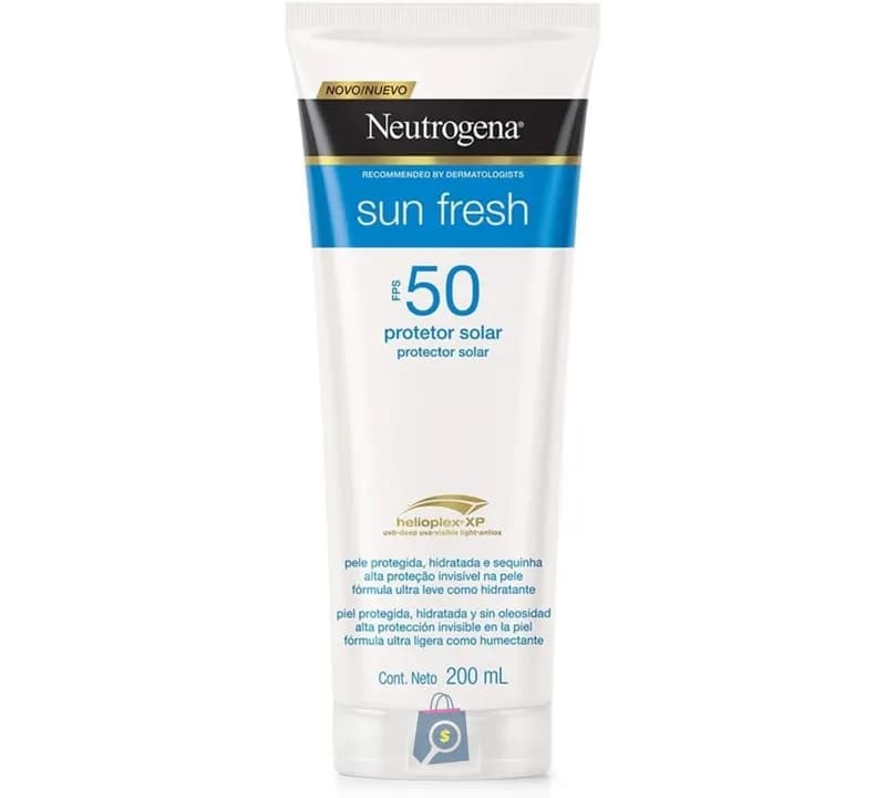 Protetor Solar Corporal Neutrogena Sun Fresh FPS 50 200ml
