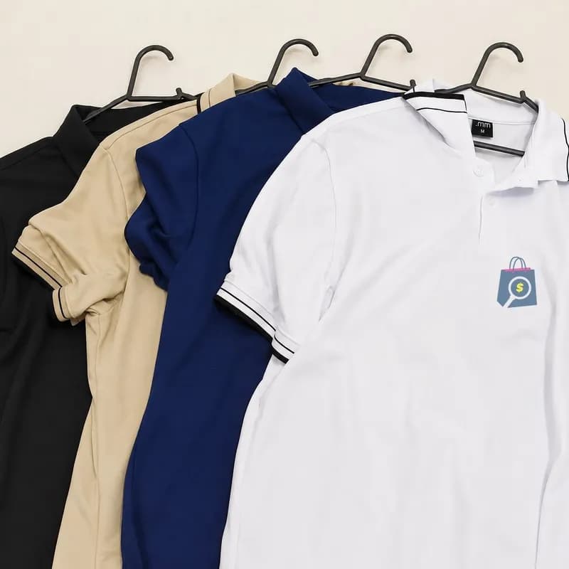 Camisa Gola Polo Masculina Piquê Premium de Algodão