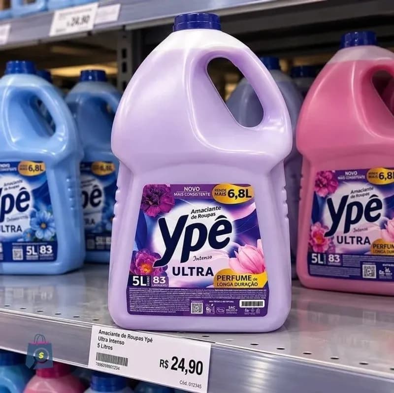Amaciante De Roupa Ypê Tradicional, 5l