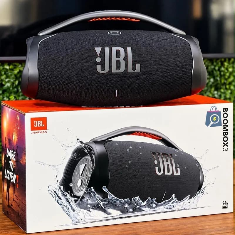 Caixa de Som Boombox 3 Bluetooth Preta JBL