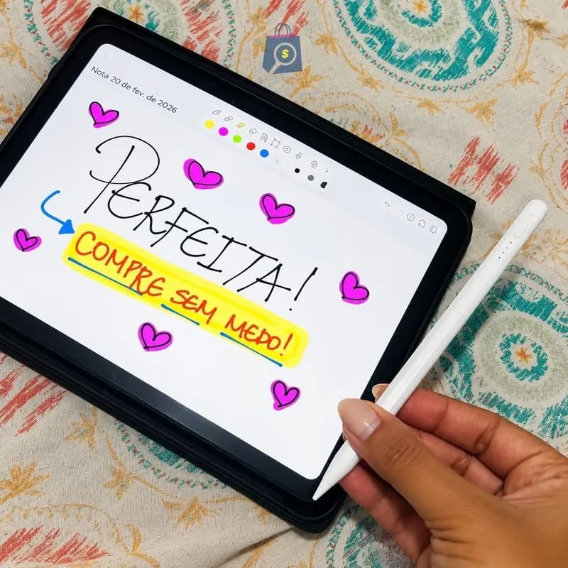 Caneta Stylus Universal de Alta Precisão para Tablet Positivo Android Kateluo Branco