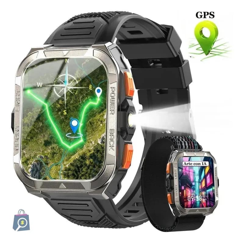 Smartwatch Blackview W80PRO Tela 2.1 Bluetooth IP68 Preto