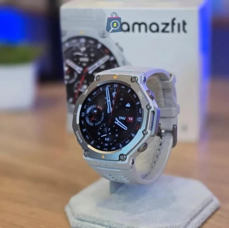 Amazfit T-rex 3 Relógio Inteligente Robusto/militar 48mm, Gps, Mapas Offline, Longa Vida Da Bateria,328 Pés Resistente À Água, 170 Modos De Fitness/desporto (preto)