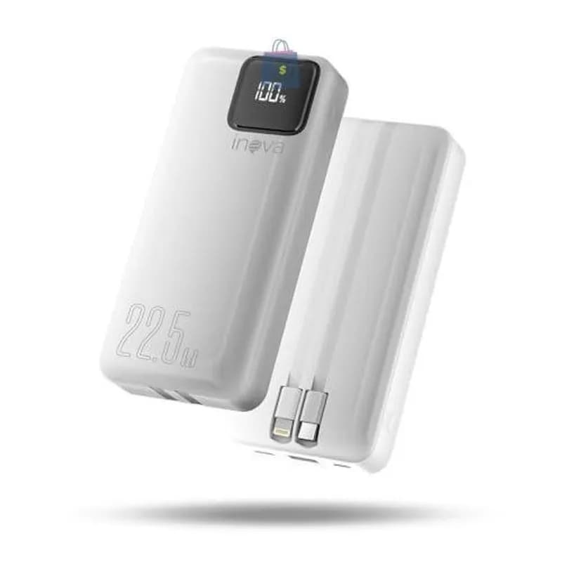 Power Bank com Cabo Integrado 20000mAh