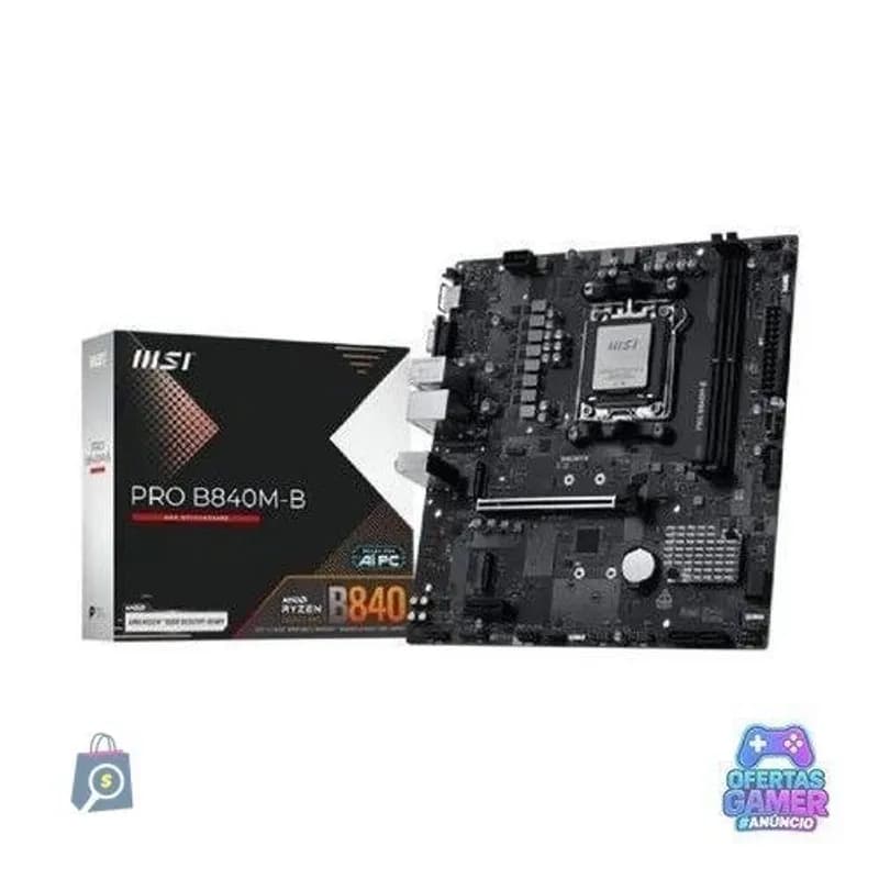 Placa-Mãe MSI Pro B840M-B DDR5 AM5
