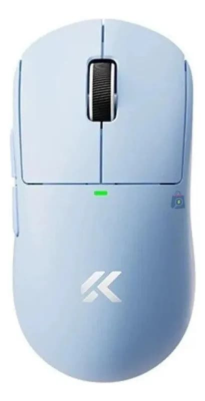 Mouse Gamer Mchose A5 V3 Ultra Sem Fio Paw3395 26K DPI Azul-Celeste