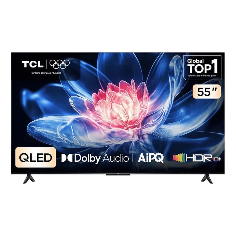 Smart TV TCL 55 Polegadas QLED 4K Google TV