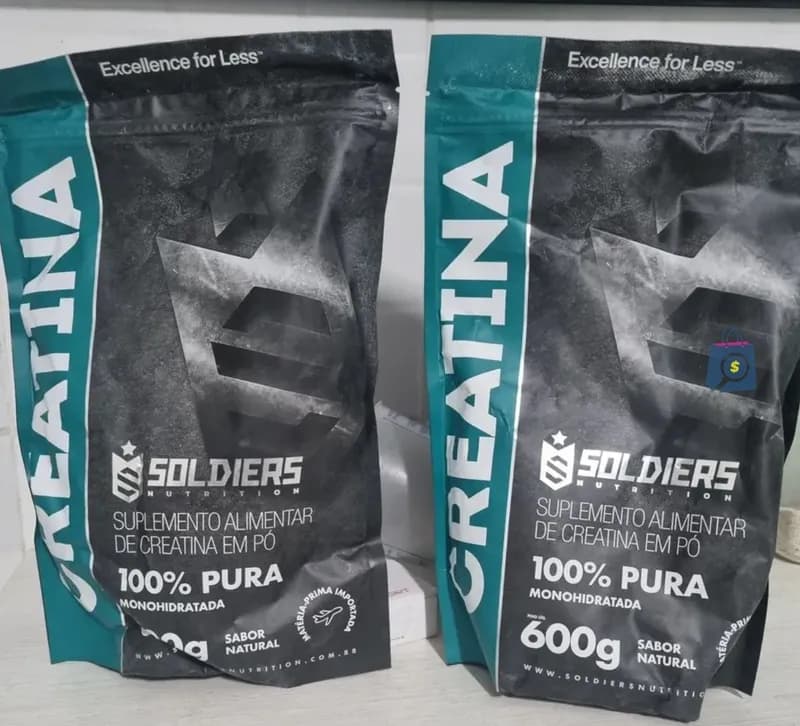 Kit 2 Unidades Creatina Soldiers Nutrition 600g