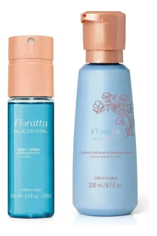 Combo Floratta Blue Crystal: Body Spray + Corporal