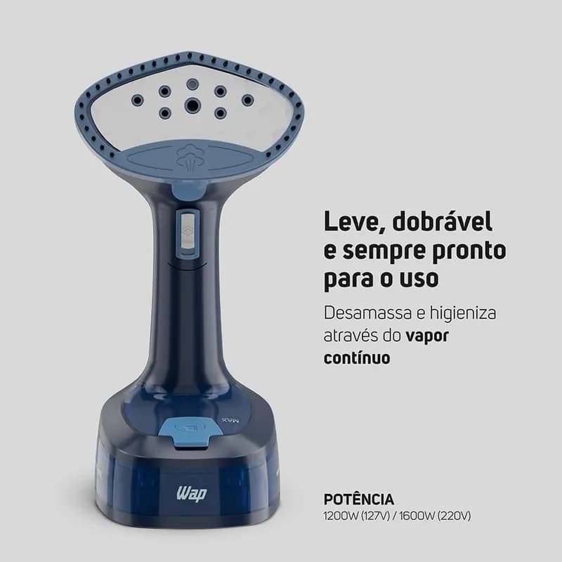 WAP Vaporizador De Roupas Dobrável WAPORE TRAVEL Portátil 220v