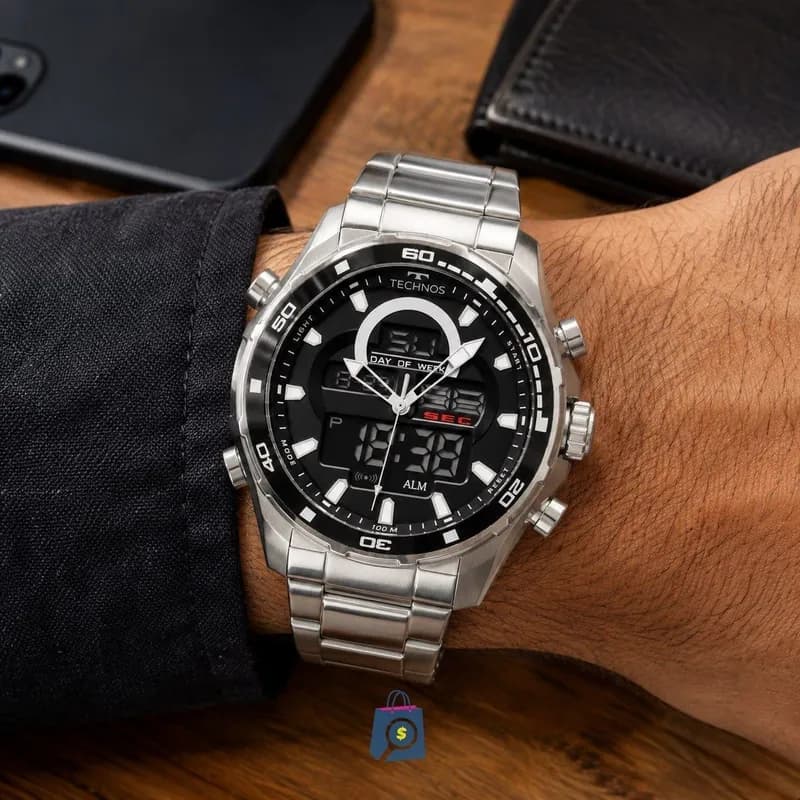 Relógio Technos Masculino BJK626AA/1K 50 Milímetros