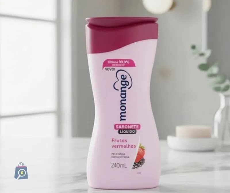 Monange Sabonete Líquido Frutas Vermelhas 240Ml