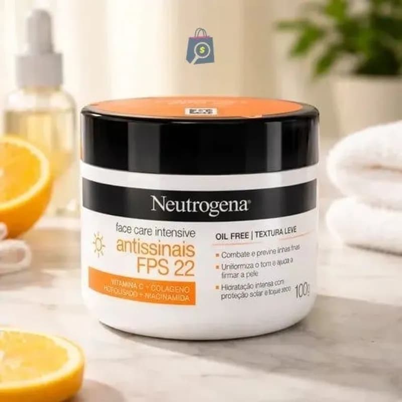 Kit 3 Cremes Faciais Neutrogena Antissinais FPS 22 100g