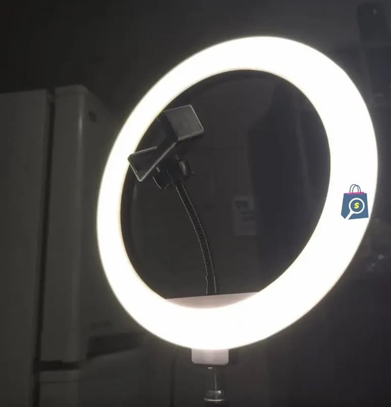 Ring Light 26 LED Camera Luz Para Gravar Vídeos Profissional