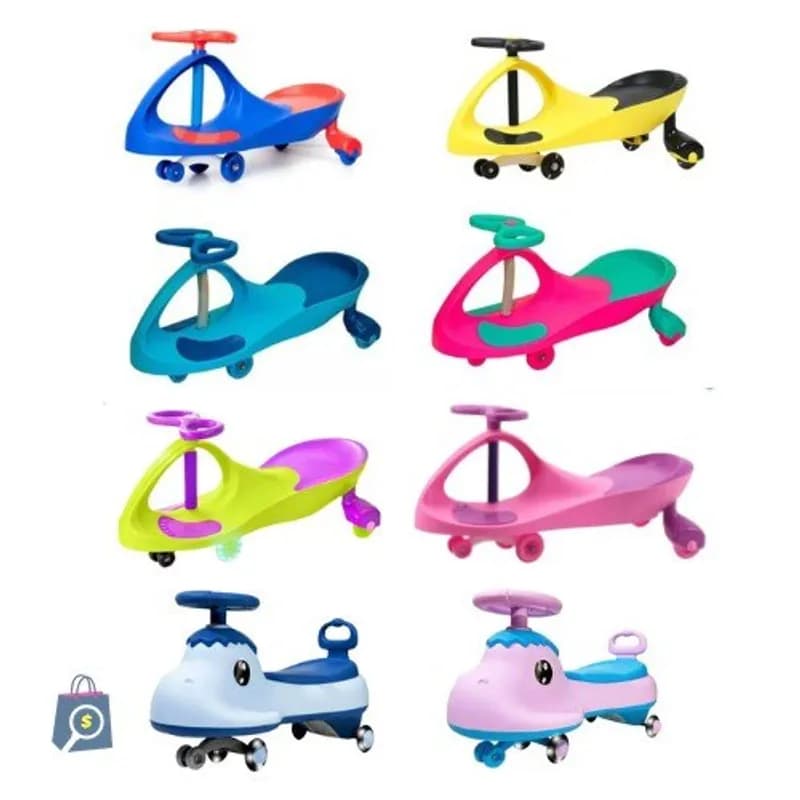 Carrinho de Rolimã Super Car com Led Suporta até 100kg Unitoys