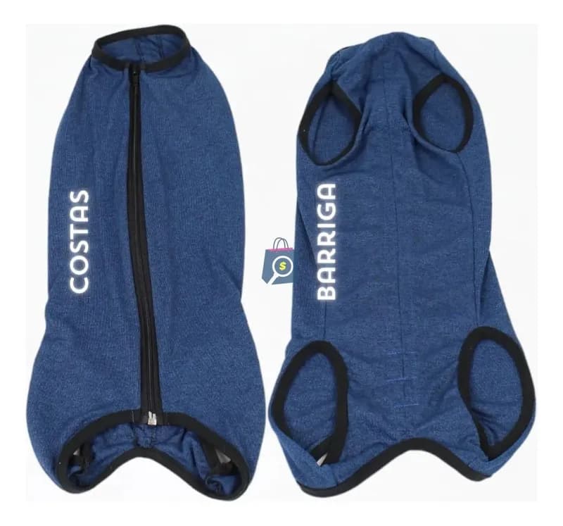 Roupa Protetora Pós Cirúrgica Pet Macho Fêmea Tam. 00 ao 10