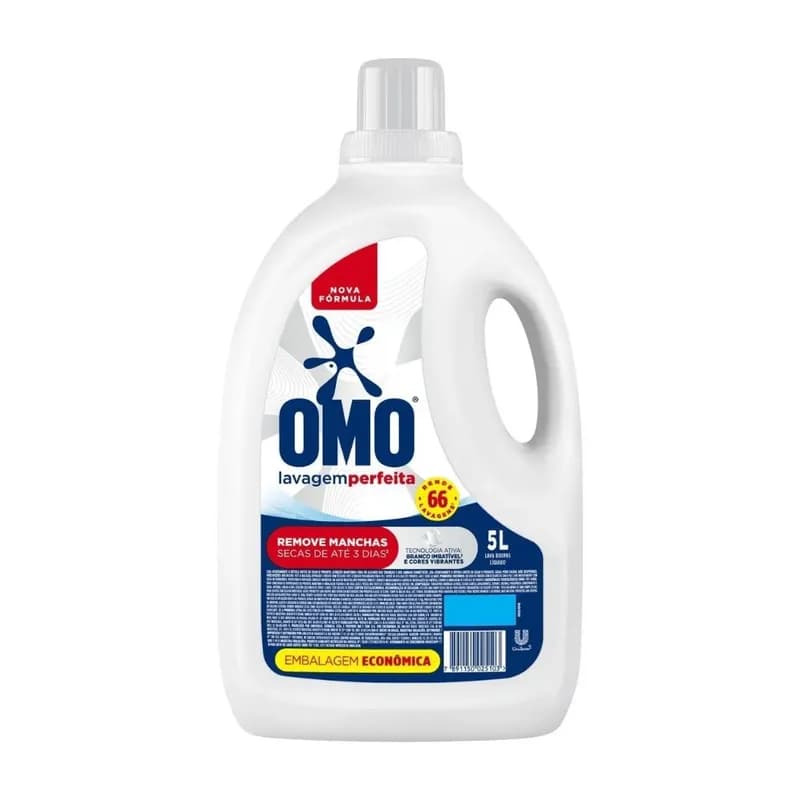 Sabão Líquido Omo Lavagem Perfeita 5L