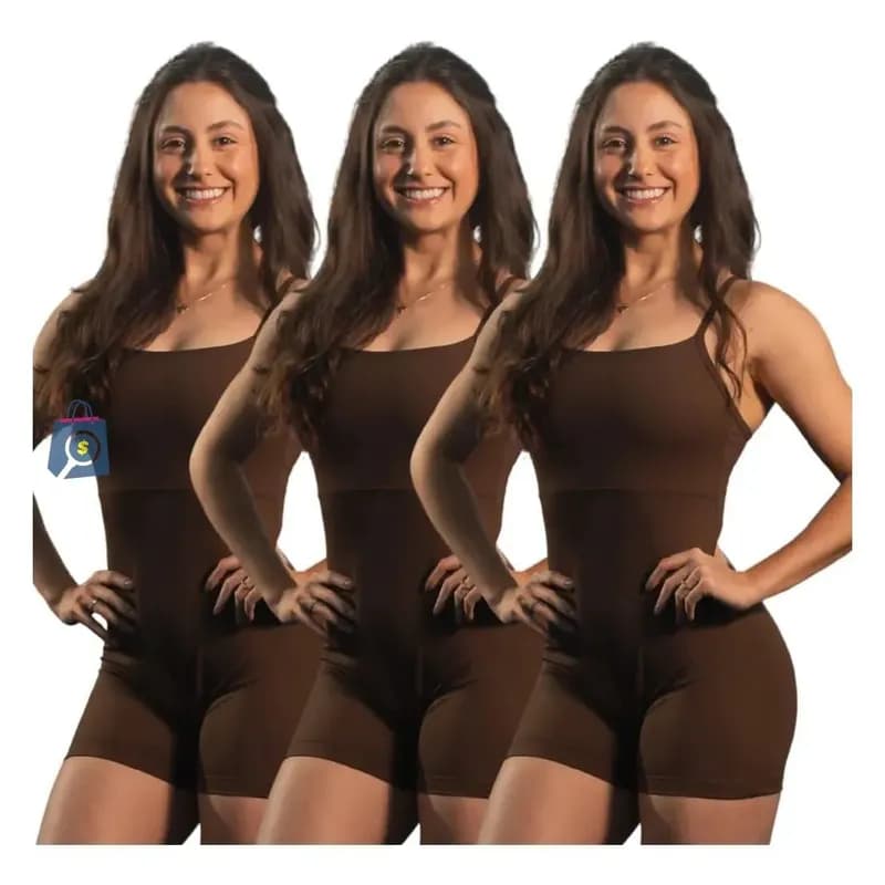 Kit 3 Macaquinhos Fitness Curtos