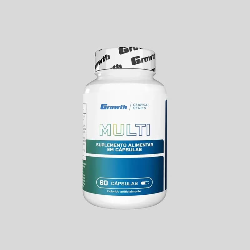 Multivitamínico Growth Supplements Clinical Series em cápsula Sem sabor de 60 un