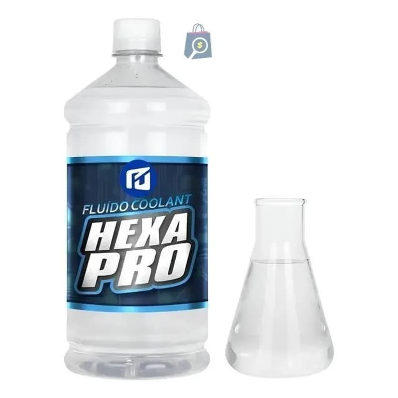 Fluido Water Cooler Custom Transparente 1 Litro - Hexa Pro