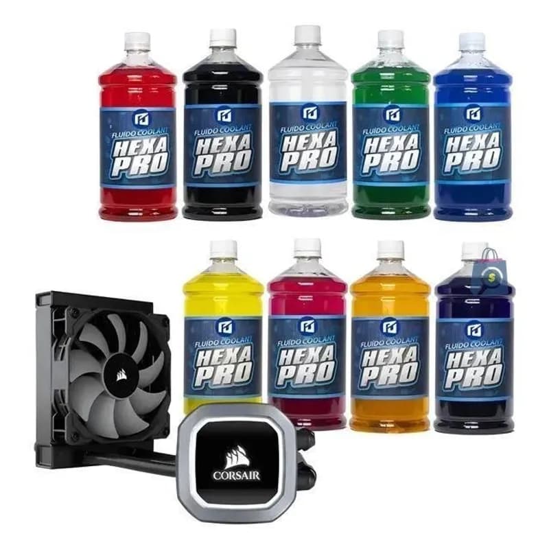 Fluido Para Qualquer Water Cooler Selado Ou Custom - 500ml Transparente