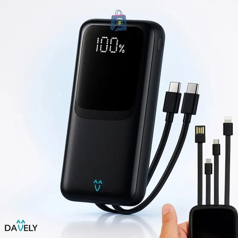 Power Bank 20.000mAh 22.5W com Display Digital