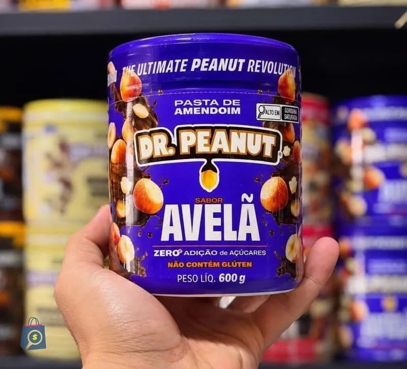 Dr. Peanut Creme de Amendoim Sabor Avelã 600g