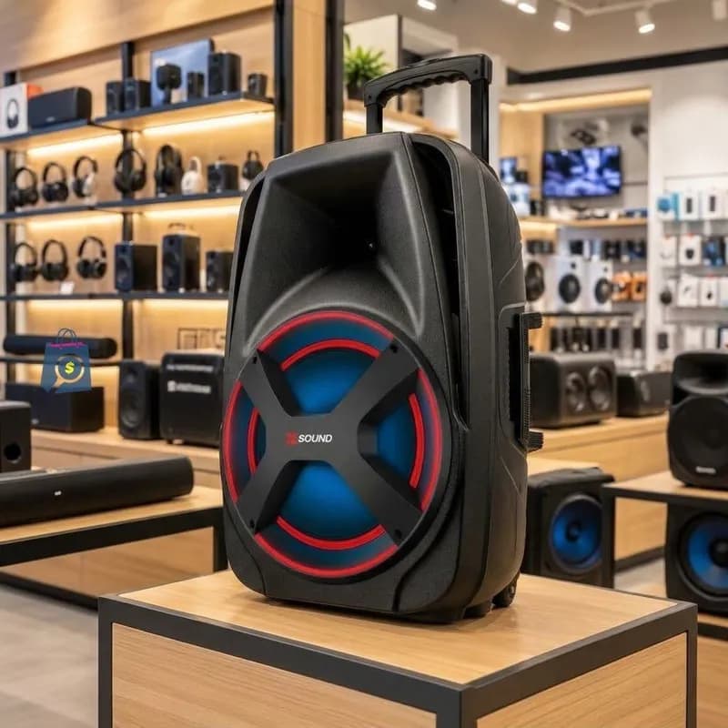 Caixa de Som Amplificada Mondial CM-650-N Preto Bivolt