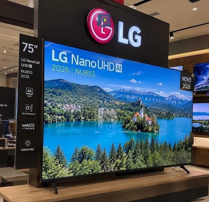 Smart TV LG Nano UHD AI 4K NU855 75 Polegadas 2026