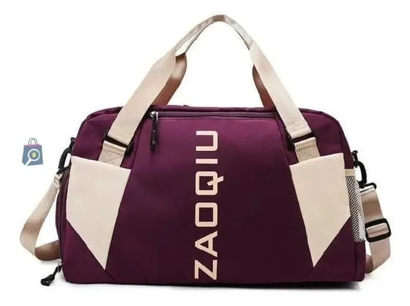 Bolsa Mala de Mão 10kg Feminina de Bordo Grande Vinho
