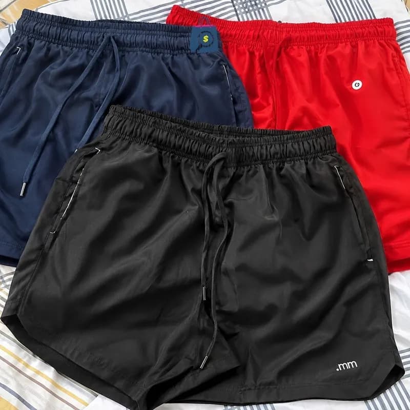 Bermuda Masculina Tactel Short Academia Treino Plus Size