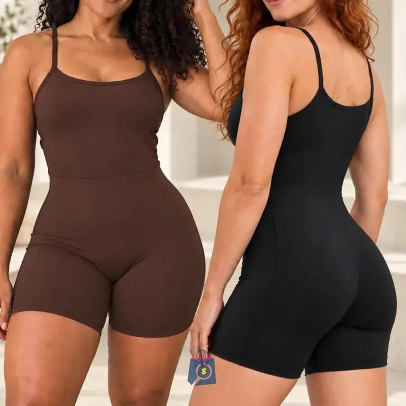 Kit 2 Macaquinhos Fitness Femininos