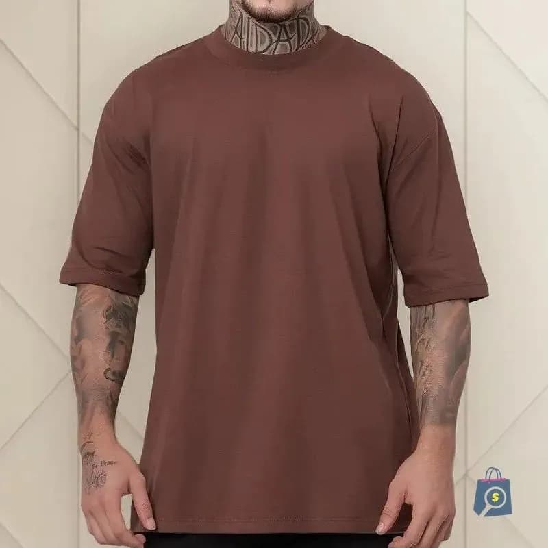 Camiseta Oversized Estampada Dmuniz Camisa Premium