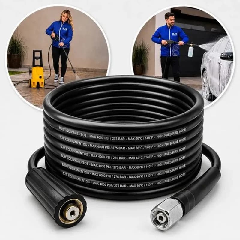 Mangueira para Lavadora de Alta Pressão Compatível com WAP Ousada Plus 2200, Atacama Black 2200 e Tekna HLX110 - 5m
