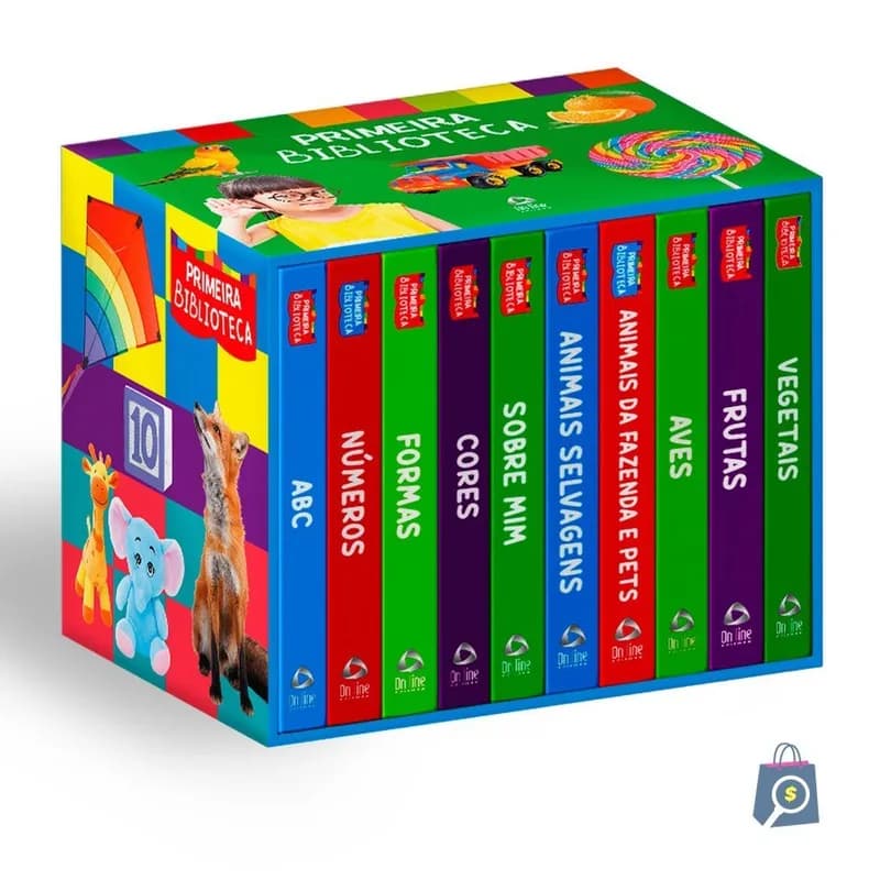 Coleção Primeira Biblioteca Volume 01 - Box com 10 Livrinhos